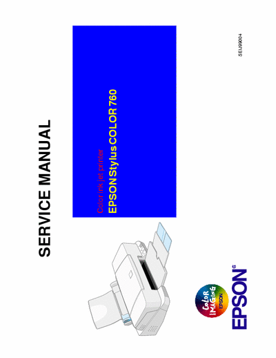 Epson Stylus Color 760 Epson Stylus Color 760 Color ink jet printer Service Manual